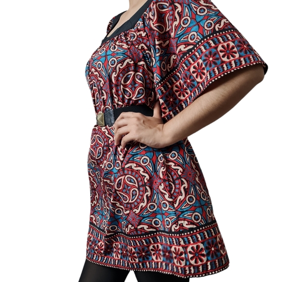 Size- M, Mango kimono style printed dress. - Picture 2 of 5
